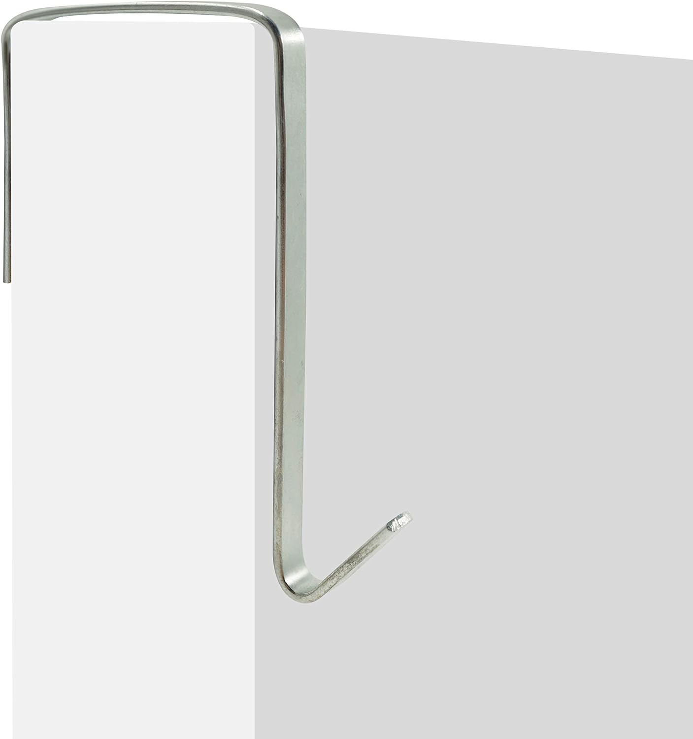 10 Paquete de colgadores de gancho de metal para adaptarse a puertas interiores con un grosor de 3.3 cm a 4.2 cm
